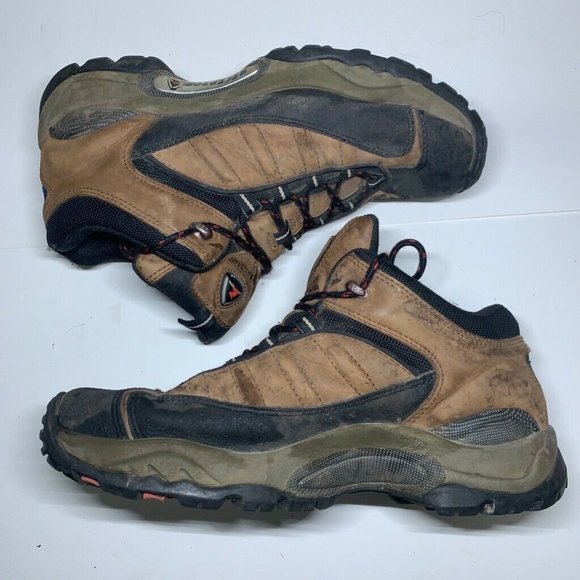 ECCO Mens Hiking Trail Boots Brown Black Leather main image 4